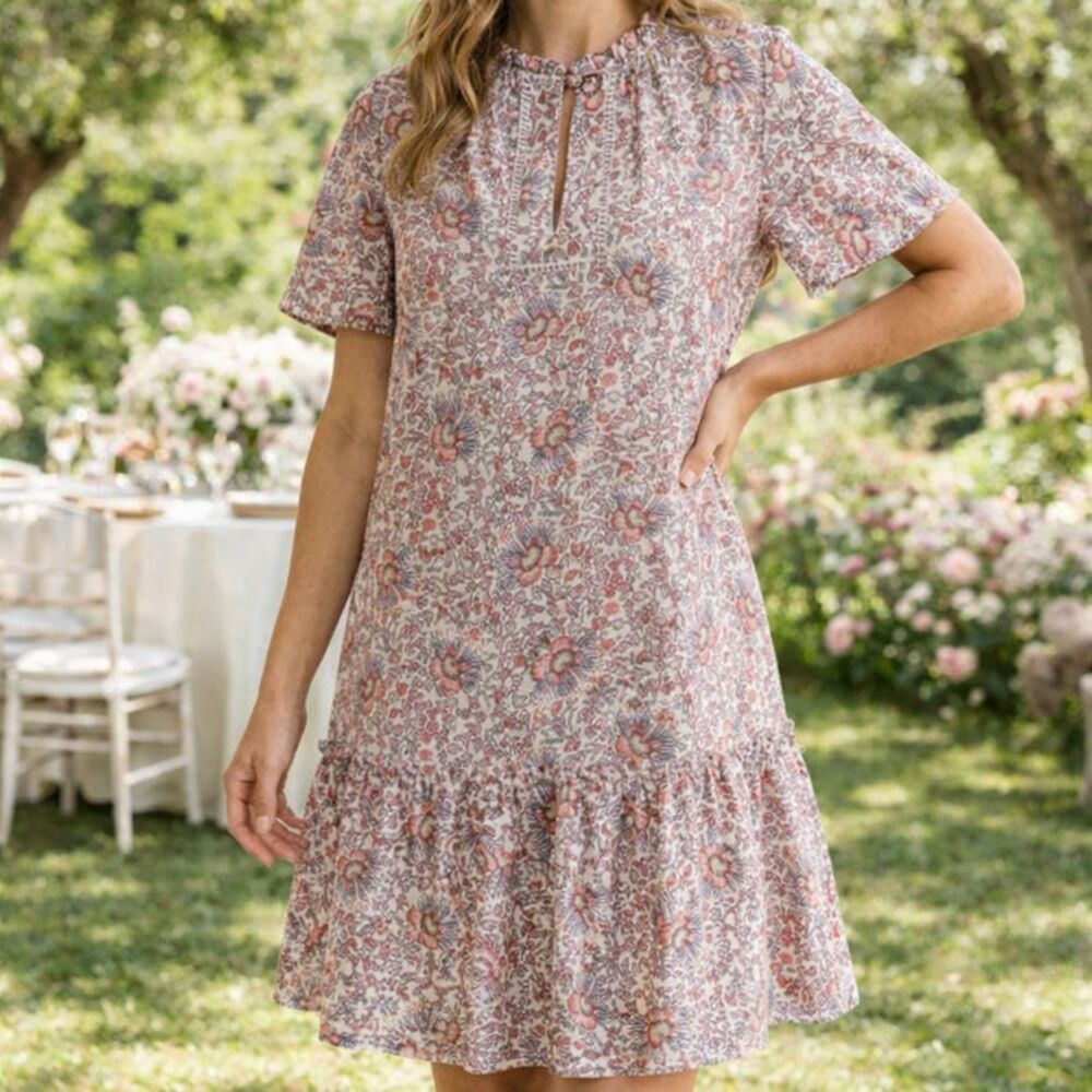 2 for $20 Loft Floral Dress Small Petite SP Pink Romantic Coquette Soft Girl